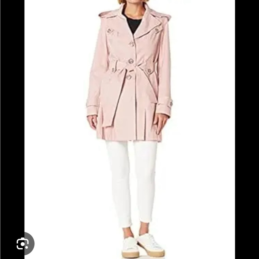 Via Spiga Blush Pink Trench Coat